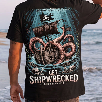 Get Shipwrecked Kraken Under the Sea T-shirt