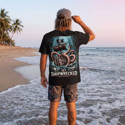 Get Shipwrecked Kraken Under the Sea T-shirt