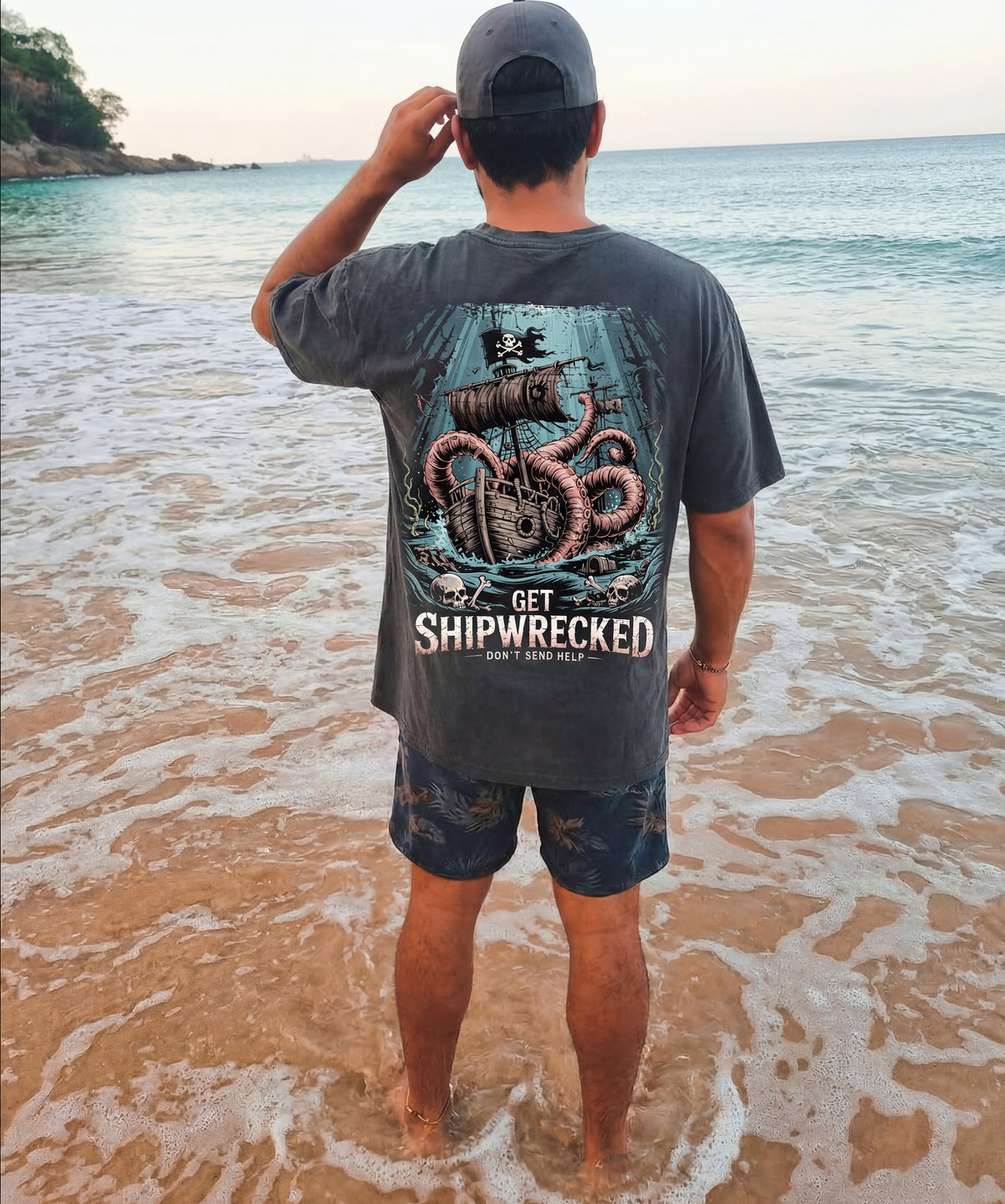 Get Shipwrecked Kraken Under the Sea T-shirt